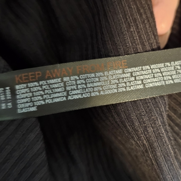 Daily Practice by Anthropologie Baseline Skort, Black w White Accents, XL - Picture 8 of 10